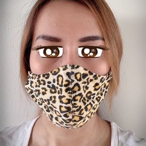 NEW🌈Fashion Washable 3D Face Mask 100% Cotton